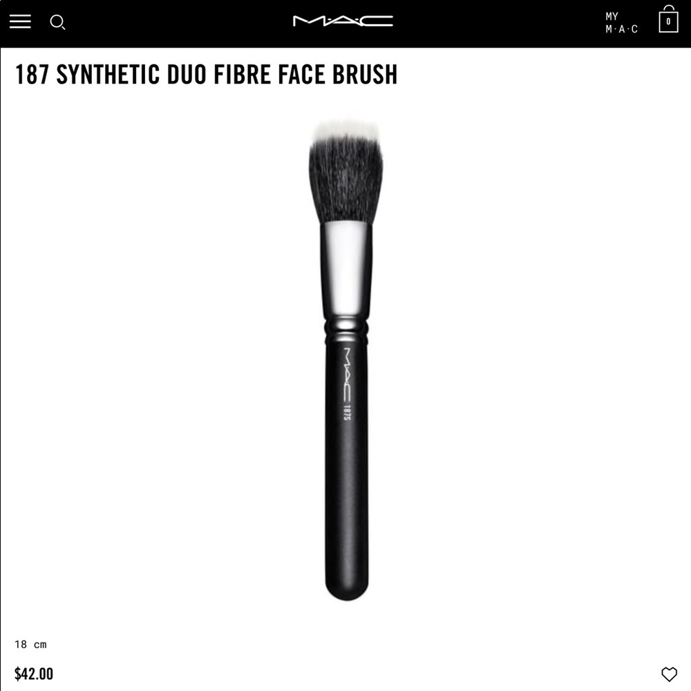 MAC 187 Authentic Duo Fibre Face Blending Brush